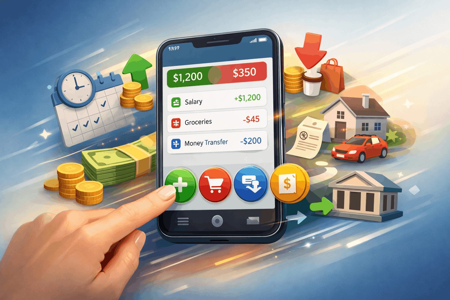 Fast Expense & Income Tracking preview